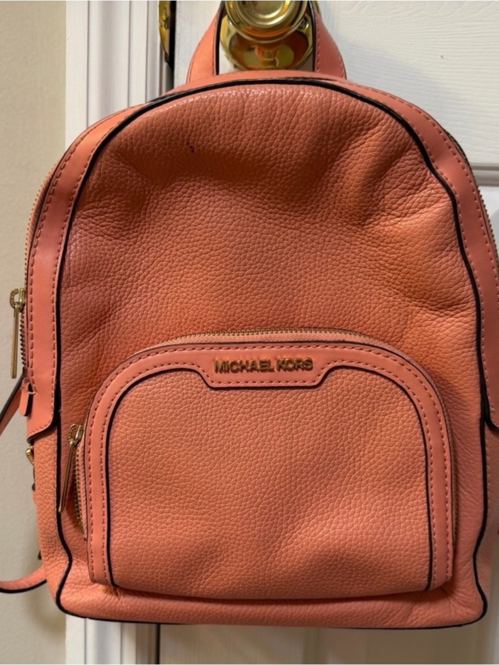 Michael Kors Coral Leather purse Backpack